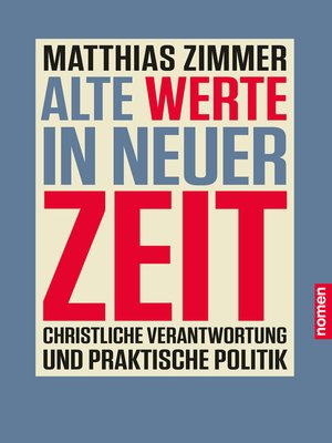 cover image of Alte Werte in neuer Zeit